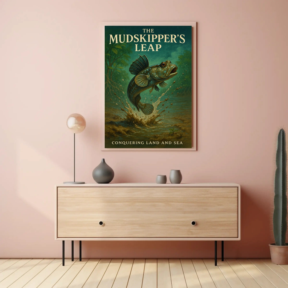 The Mudskippers Leap Poster