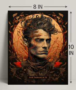 Sar Tamakiikte Enigmatic Portrait Poster