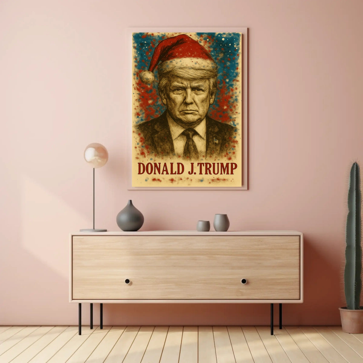 Donald Trump 45th President of the United States Christmas SeriesPoster