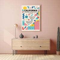 California The Golden State Poster PosterGoat