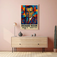 Richard Nixon Presidential Tenure Poster