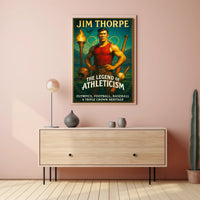 Jim Thorpe The Legend of Athleticism Poster PosterGoat