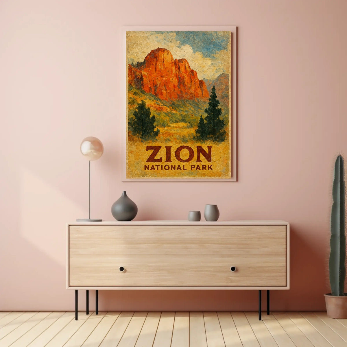 Zion National Park Poster
