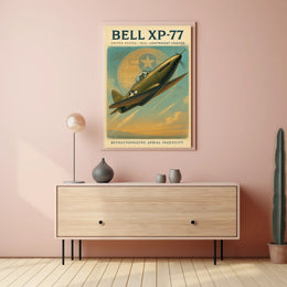 Bell XP-77 Lightweight Fighter Poster