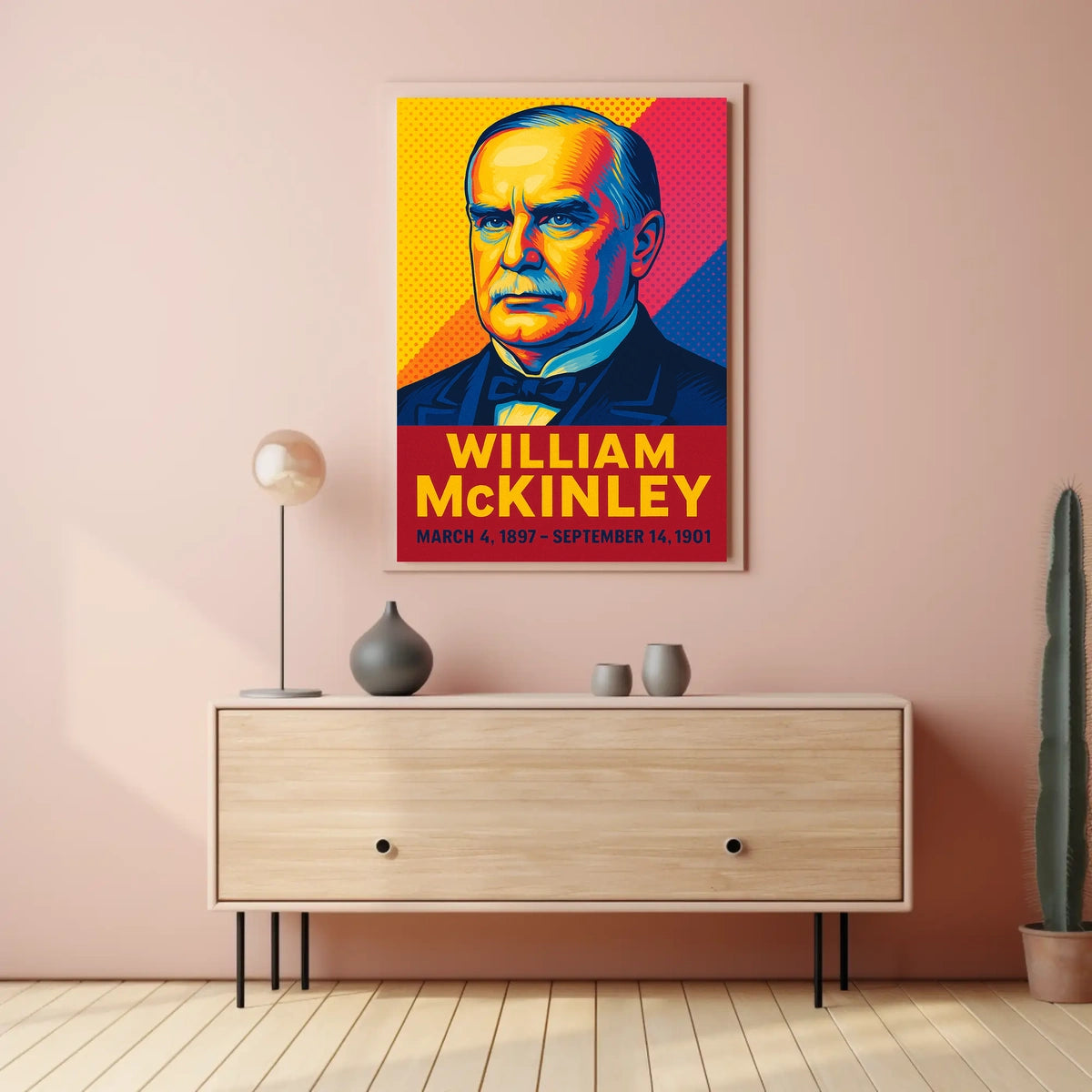 William McKinley Presidential Portrait Poster