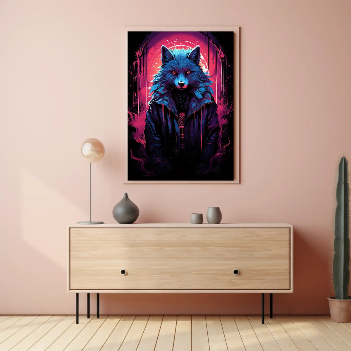 The Enigmatic Wolf Poster