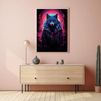 The Enigmatic Wolf Poster