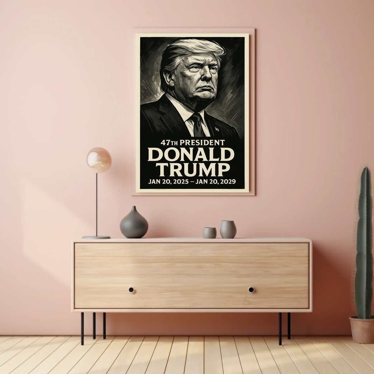 Donald Trump 47th President Poster