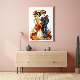 Vibrant Day of the Dead Celebration Cultural or Heritage Poster