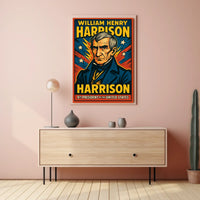 William Henry Harrison Ninth President Poster Wall Art