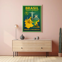 Brazil Ordem E Progresso Poster