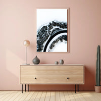 Winter Roadscape Poster