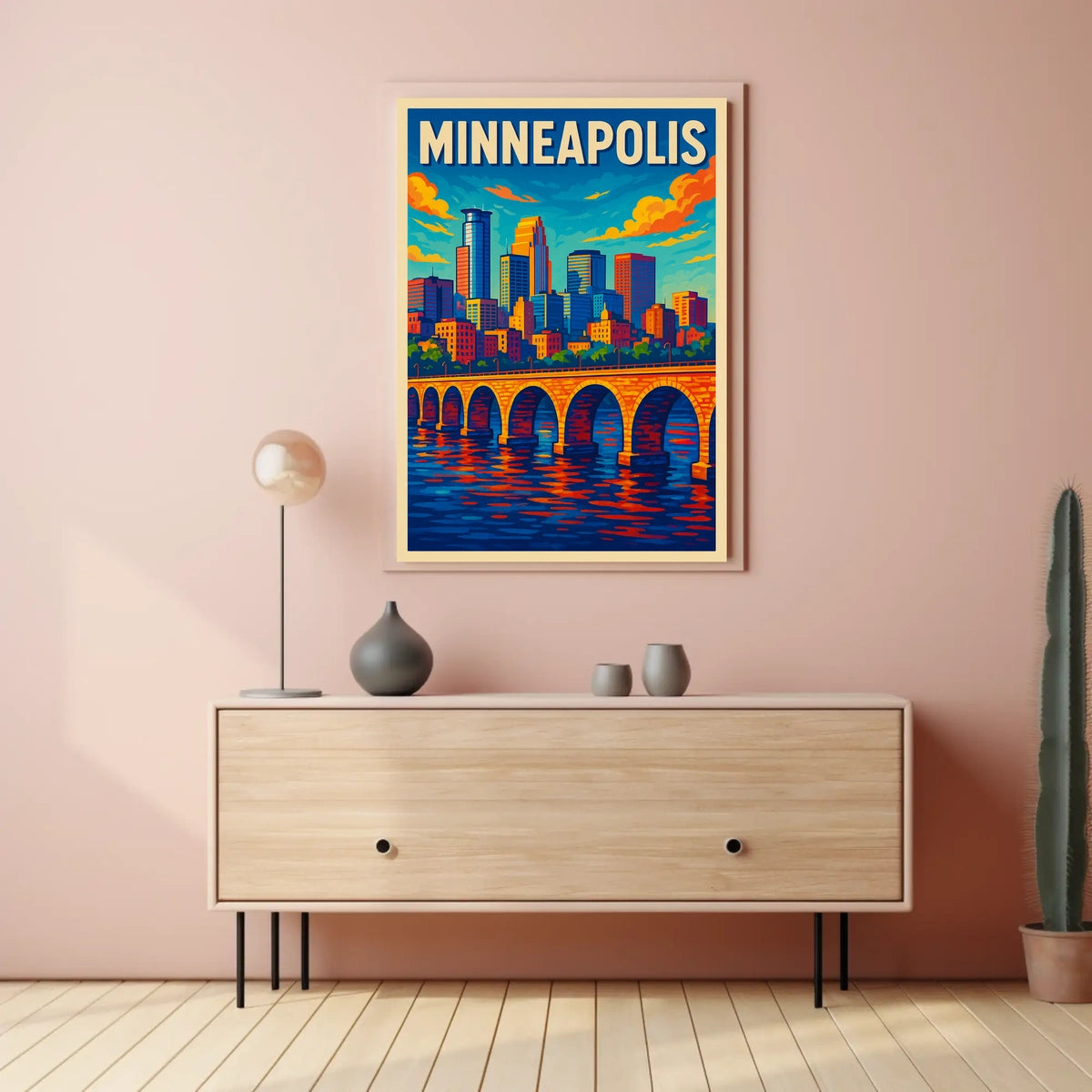 Minneapolis Skyline Poster