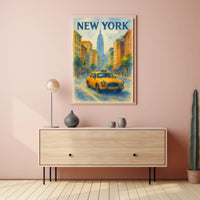 New York Cityscape Poster