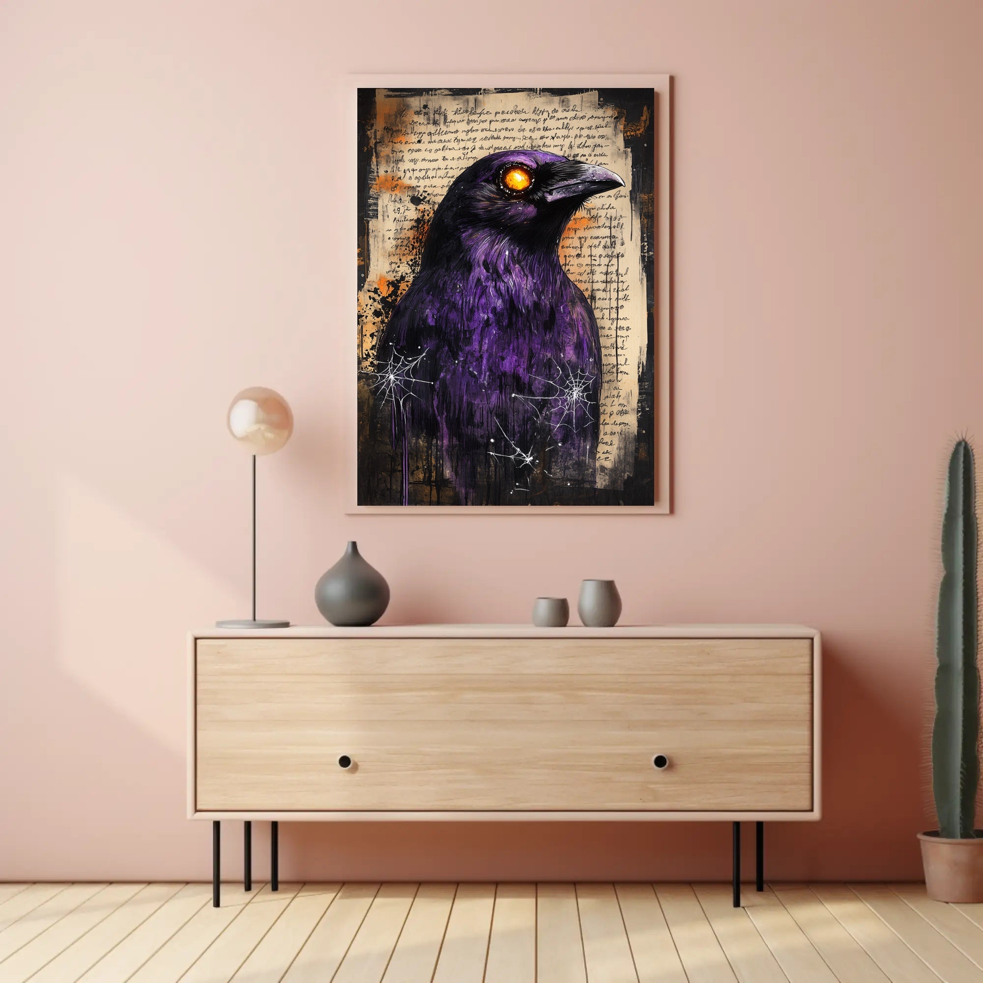 The Enigmatic Raven Poster