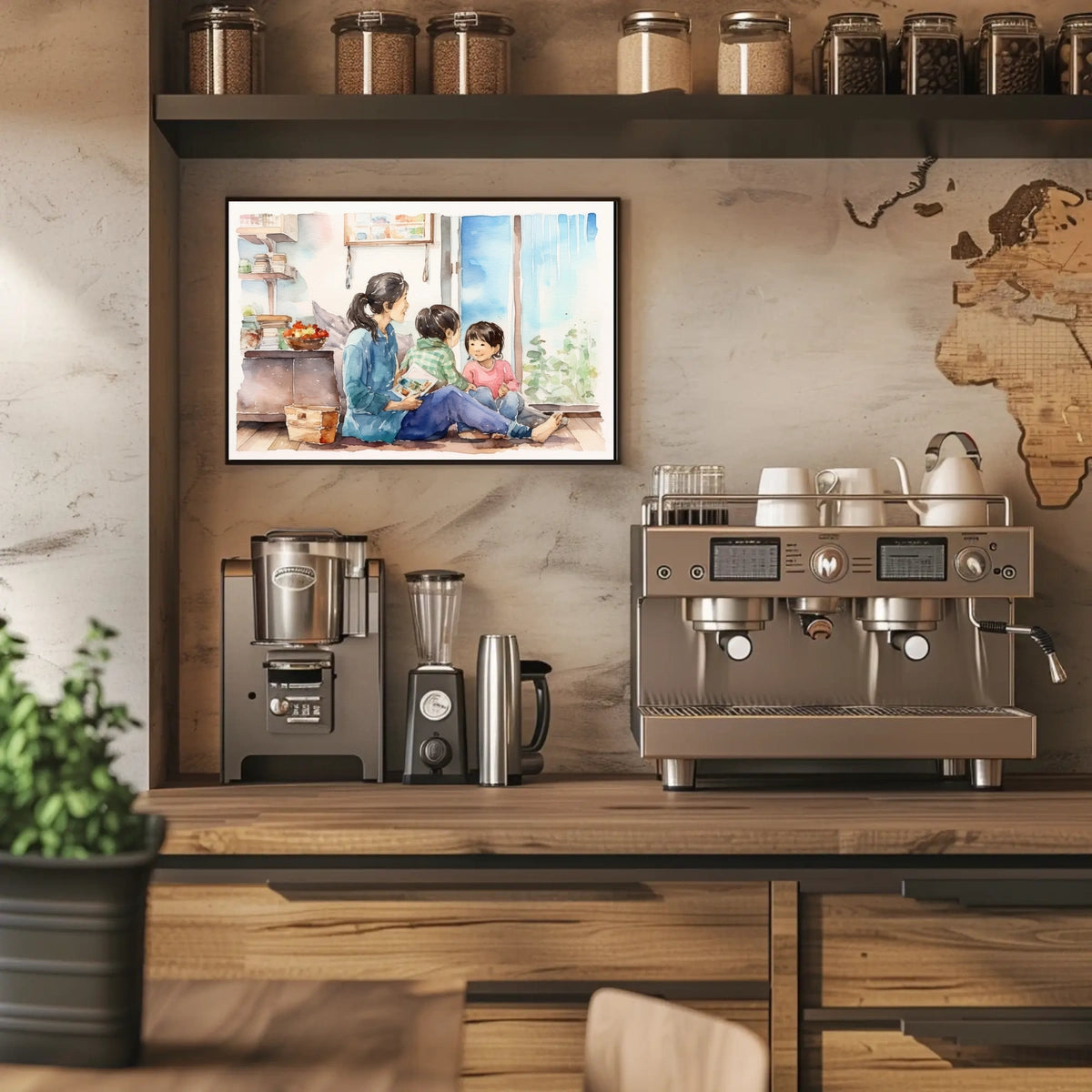 A Cozy Afternoon at Home Poster