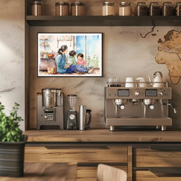 A Cozy Afternoon at Home Poster