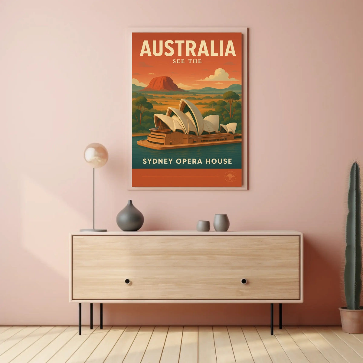 Discover Australia Sydney Opera House Poster