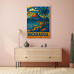Vibrant Nicaragua Poster