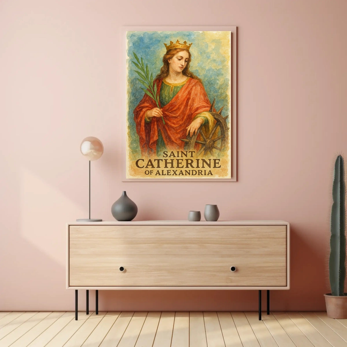 Saint Catherine of Alexandria Poster