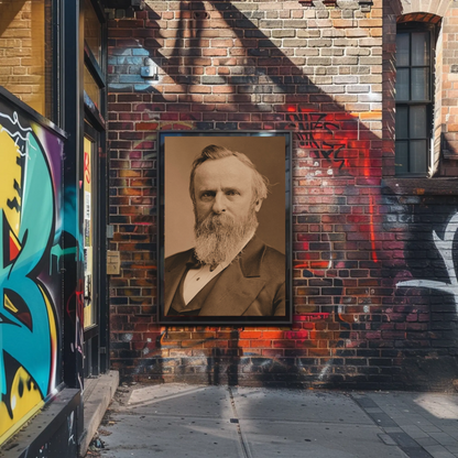 Rutherford B. Hayes 19th President Sepia Photo