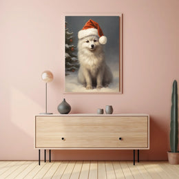 Festive Fox In Winter Wonderland Poster