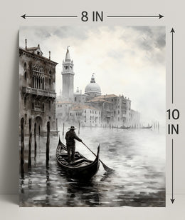 Venetian Gondola Journey Poster