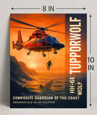 Tupporwolf Guardian of the Coast Poster PosterGoat
