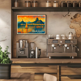 Rio de Janeiro Vibrant Mosaic Poster