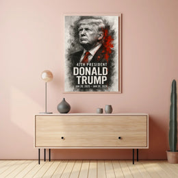 Donald Trump 47th President Poster