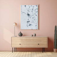 Cracked Ice Arctic Landscape Artistic Poster