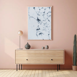 Cracked Ice Arctic Landscape Artistic Poster