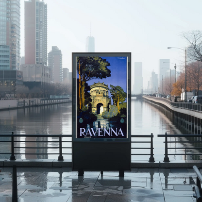 Ravenna, Italia Vintage Poster
