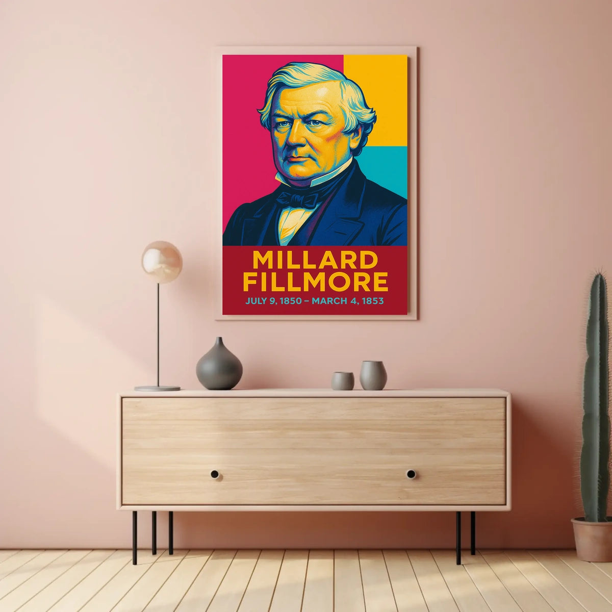 Millard Fillmore 13Th President Poster