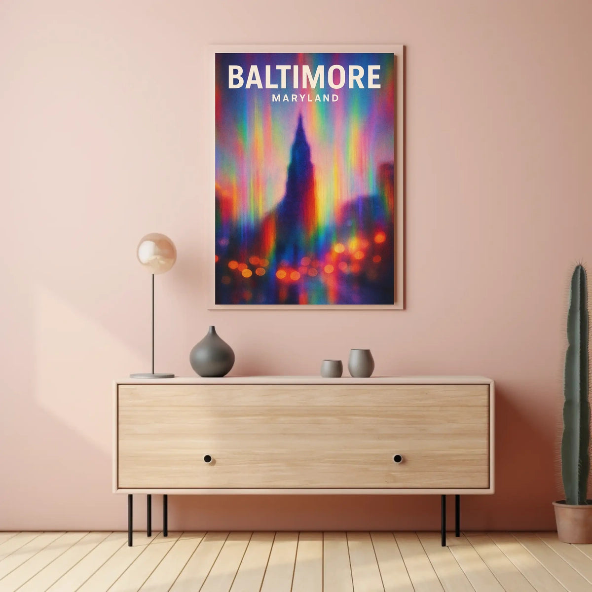 Baltimore Maryland Urban Photography Realism Poster