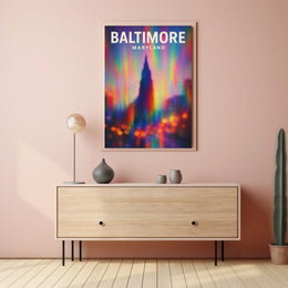 Baltimore Maryland Urban Photography Realism Poster