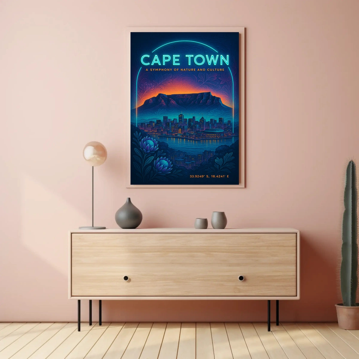 Cape Town A Symphony of Nature and Culture Poster