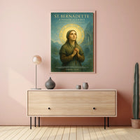 St. Bernadette A Vision of Grace Poster
