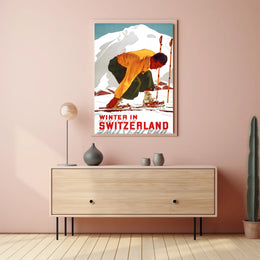 Winter In Switzerland Poster