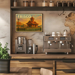Frisco Railway Station Travel Poster Print