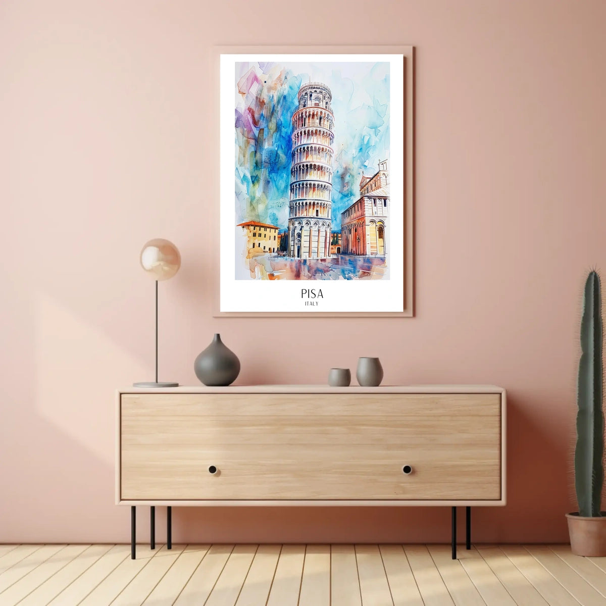 Leaning Tower of Pisa Poster