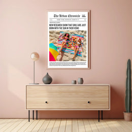 Playful Friendship Story on Vibrant Pop Culture Poster PosterGoat
