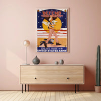 Patriotic Uncle Sam Military Recruitment Poster