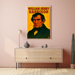 William Henry Harrison Scenic Wanderlust Poster