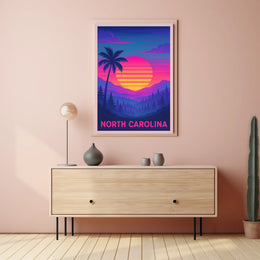 North Carolina Sunset Poster
