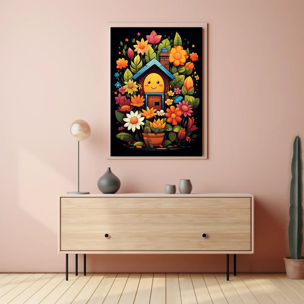 Floral Harmony Poster