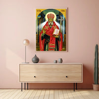Iconic Religious Figure Poster