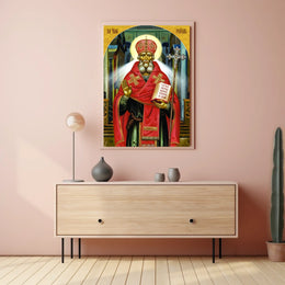 Iconic Religious Figure Poster