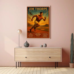 Jim Thorpe: Bright Path of Athletic Excellence Poster