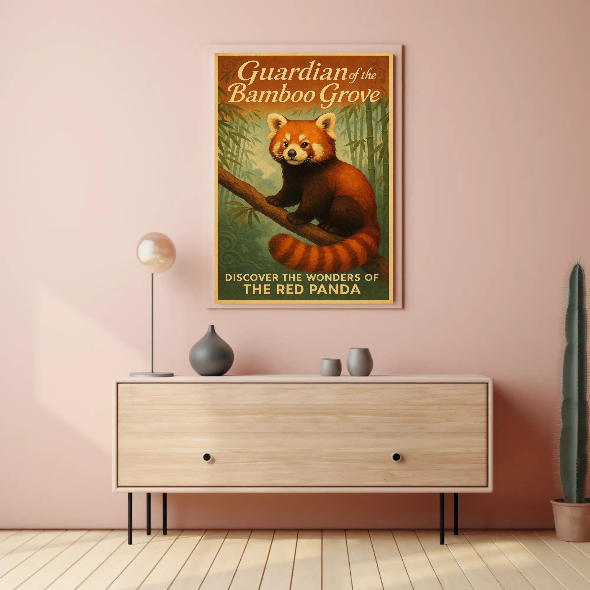 Guardian of the Bamboo Grove Poster PosterGoat
